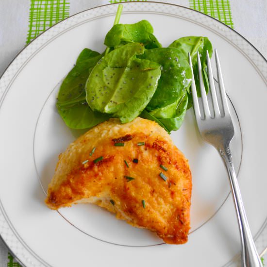 Simple Pan Fried Chicken