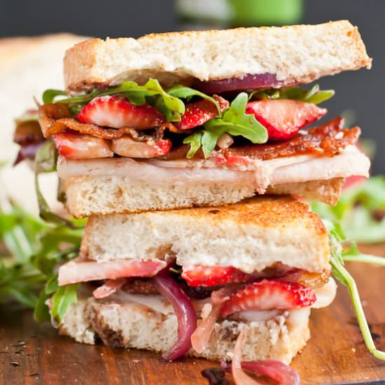 Strawberry Bacon Grilled Cheese