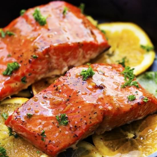 Grilled Triple Citrus Salmon