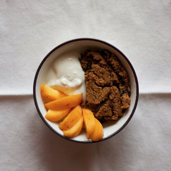 Sweet potato & coconut pudding