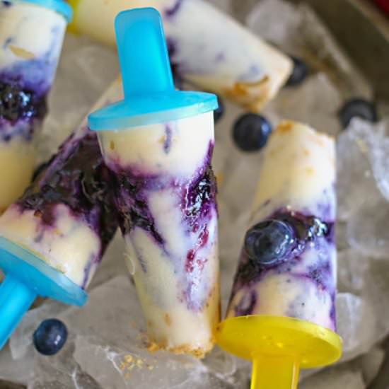 Blueberry Cheesecake Pops