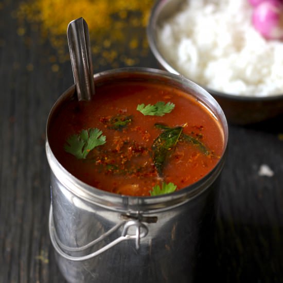 Tomato and Garlic Rasam