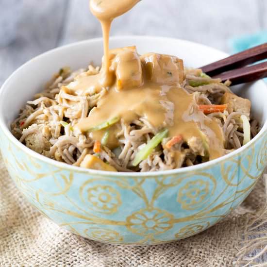 Soba Noodles with Peanut Sauce