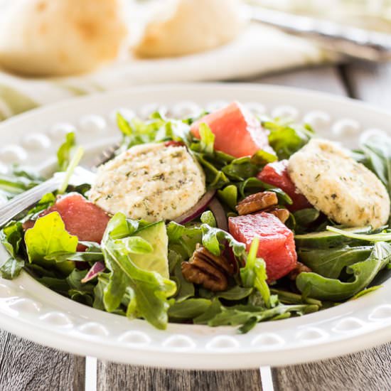Watermelon Arugula Salad