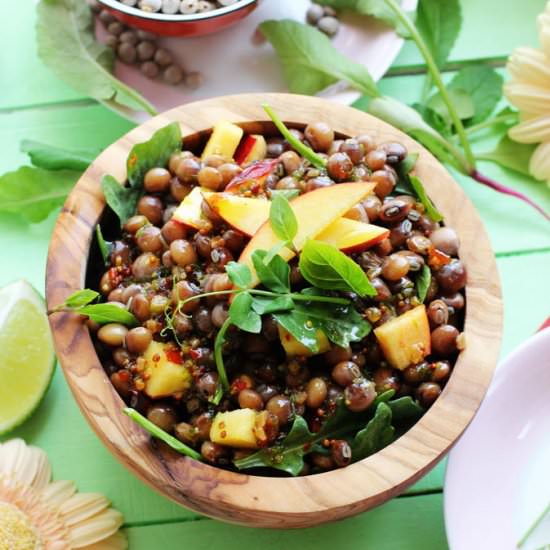 Pigeon Pea Salad with Arugula