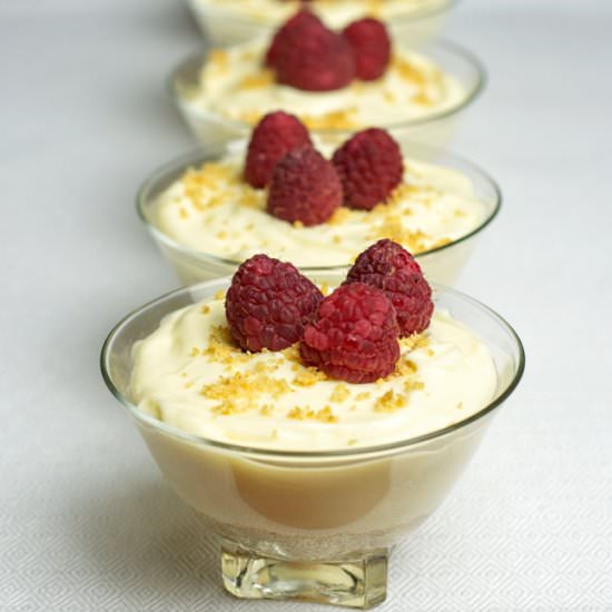 White Chocolate No-Bake Cheesecake