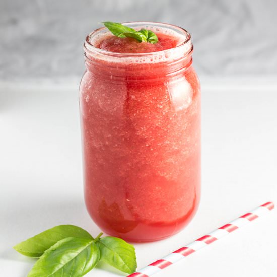Watermelon Basil Slush