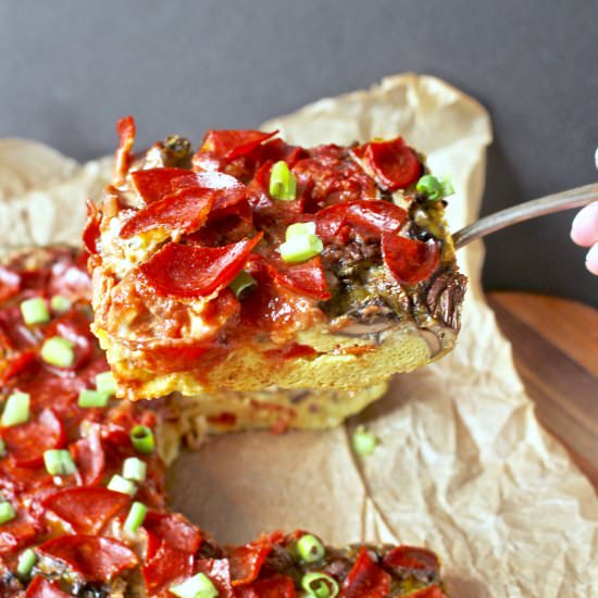Breakfast Pizza Quiche (paleo)