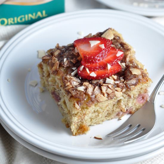 Strawberry Almond Coffee Cake