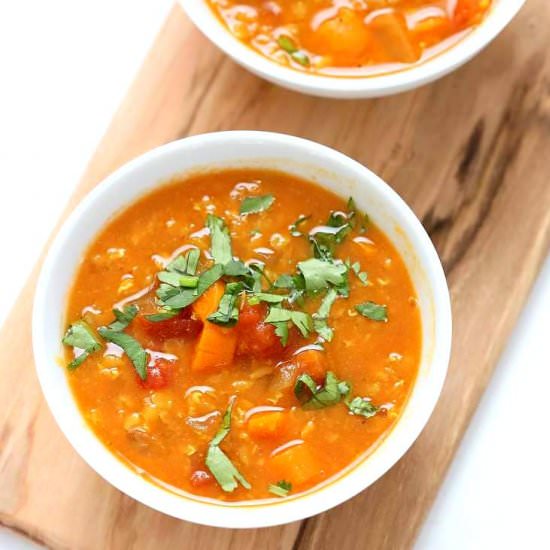Moroccan Lentil Soup