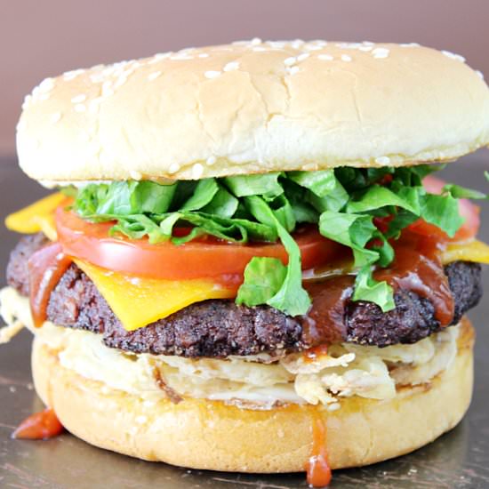 Copycat Whiskey River BBQ Burger