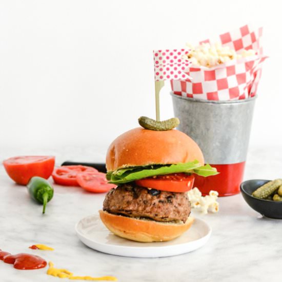 Turkey Black Bean Burger
