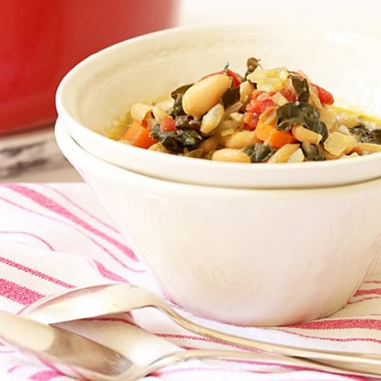 White Bean Soup with Kale