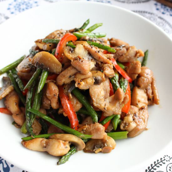 Chicken with Asparagus