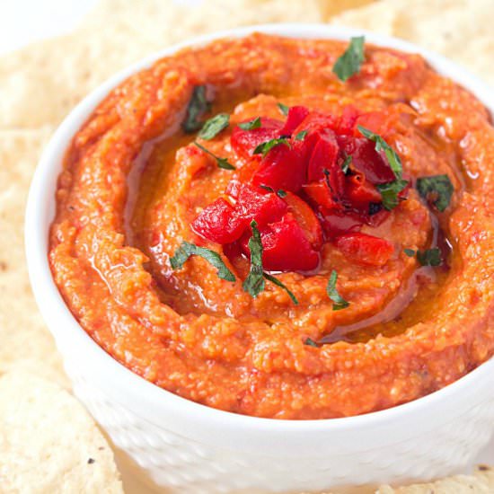 Roasted Red Pepper Hummus