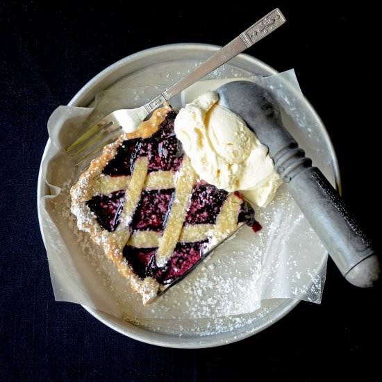 Mulbery Tart with Cardamom