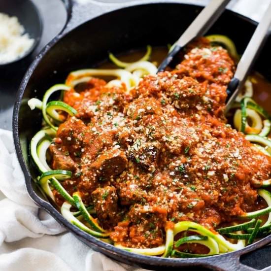 Creamy Vodka Steak Pasta