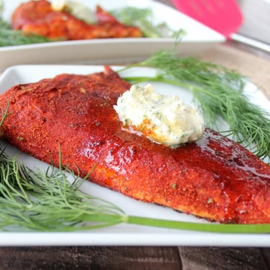 Blackened Grilled Salmon