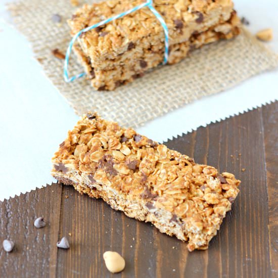 Peanut Butter Granola Bars