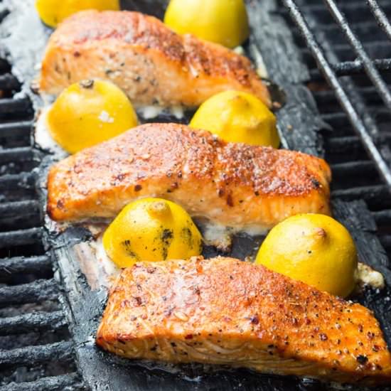 Lemon Plank Smoked Salmon