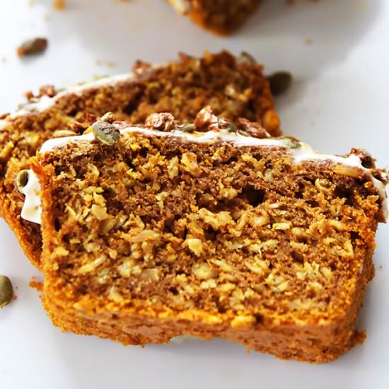 Pumpkin Oat Loaf
