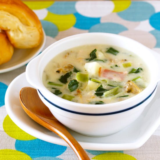 Healthy Homemade Clam Chowder
