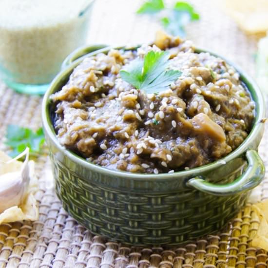 EGGPLANT, MUSHROOM & GARLIC DIP