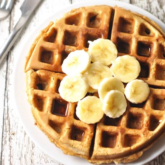 Belgian Banana Waffles