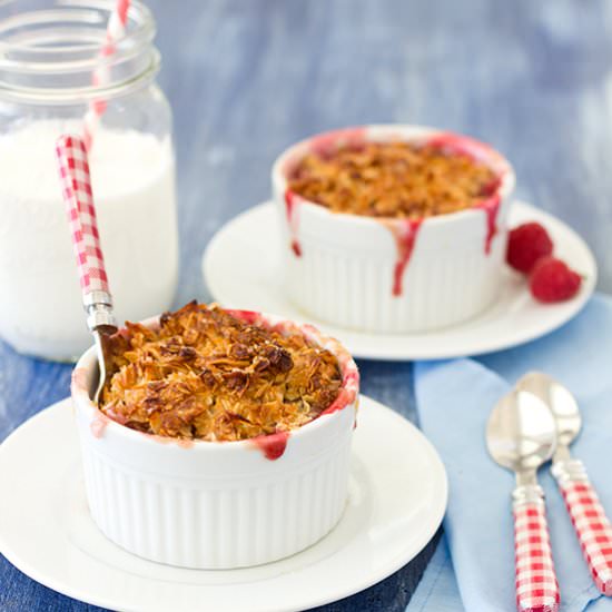 Healthy Raspberry-Coconut Crisps