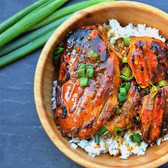 Grilled Asian Orange Chicken