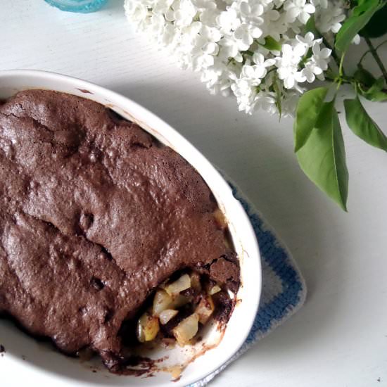 Chocolate and Pear Casserole