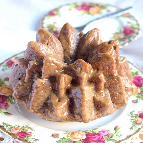 Coffee & Roasted Banana Bundt Cake