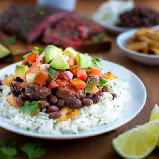 Beef Burrito Rice Bowls