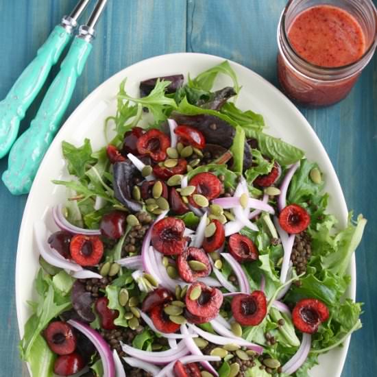 Summer Salad with Cherries