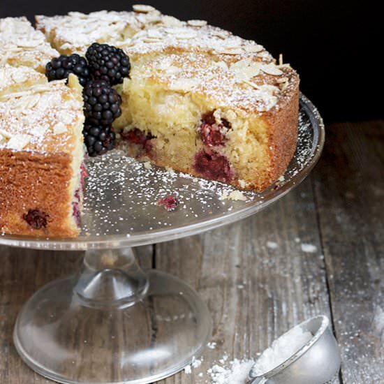 Blackberry Almond Cake