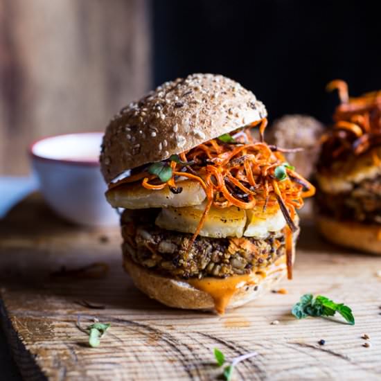 Sunflower Seed Veggie Burgers