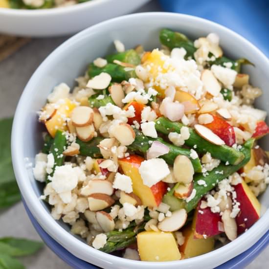 Barley Salad With Grilled Asparagus