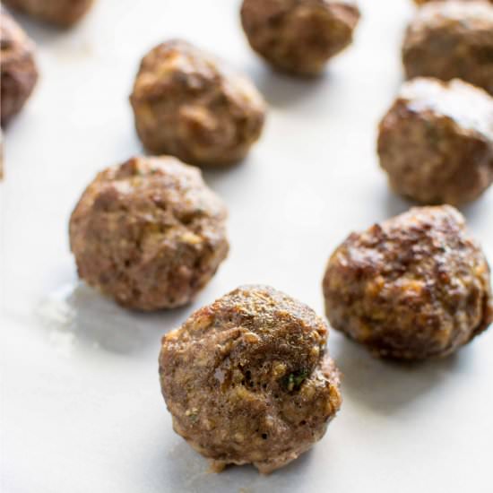 Make-Ahead Italian Meatballs