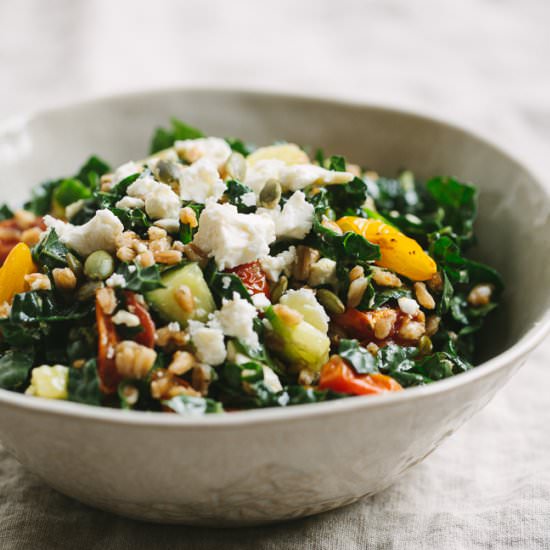 Roasted Tomatoes and Greens