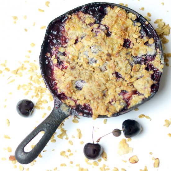 Oven-Baked Stone Fruit Crisp
