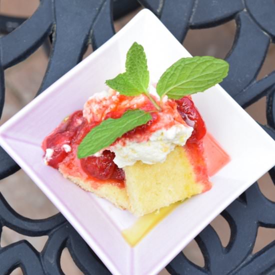 Deconstruct Olive Oil Cake Parfait