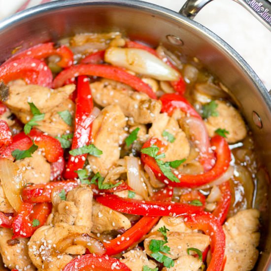 Sweet and Spicy Chicken Stir Fry