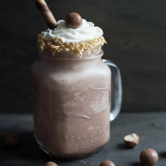 Malted Chocolate Milkshake