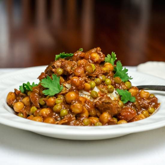 Moroccan Inspired Lamb Stew