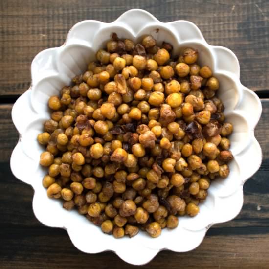 Sweet Roasted Chickpeas