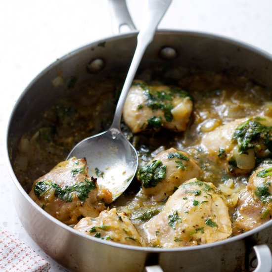 Spicy Tomatillo Chicken