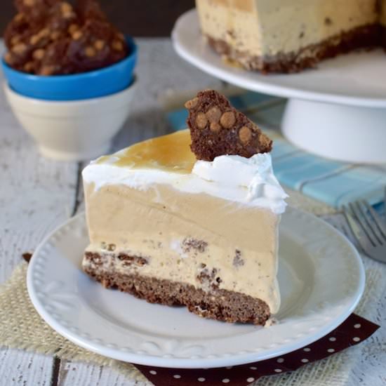 Salted Caramel Ice Cream Cake