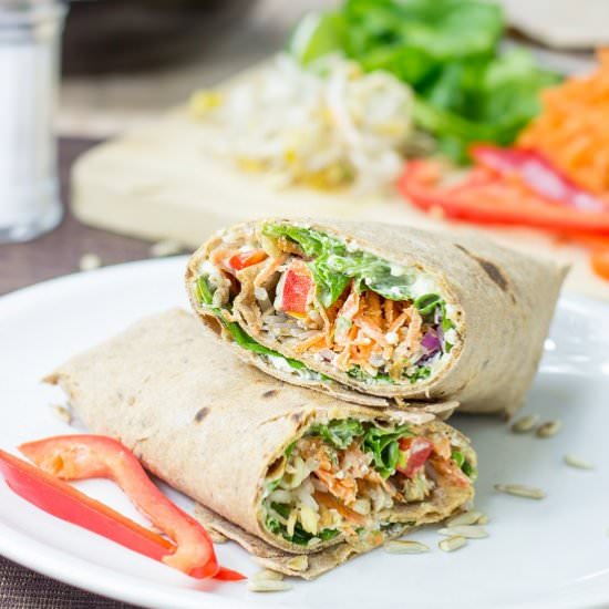 Tangy Veggie Wrap – For The Ultimate