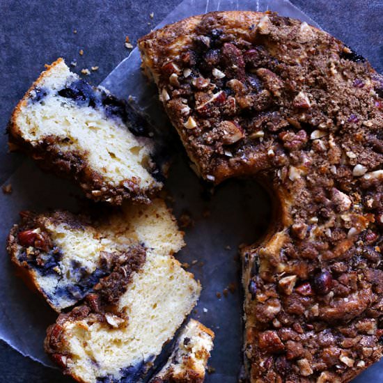 Blueberry Streusel Coffee Cake