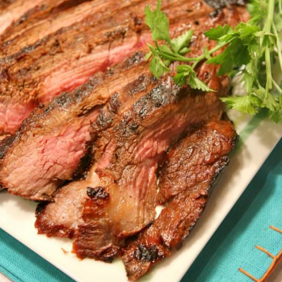 Grilled Teriyaki Flank Steak